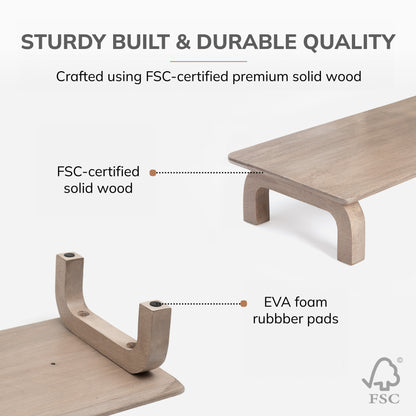 Carrington Monitor Stand With Drawer