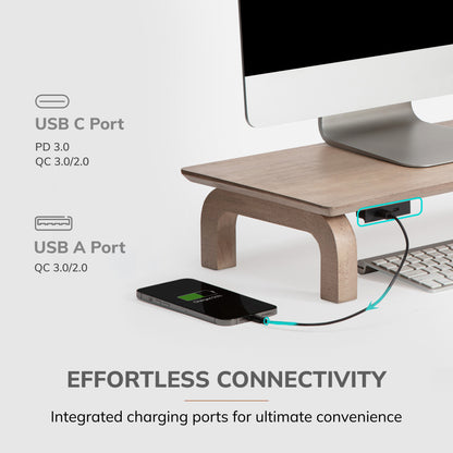 Carrington Monitor Stand With Drawer