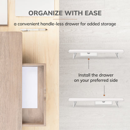 Tiepolo Monitor Stand With Drawer