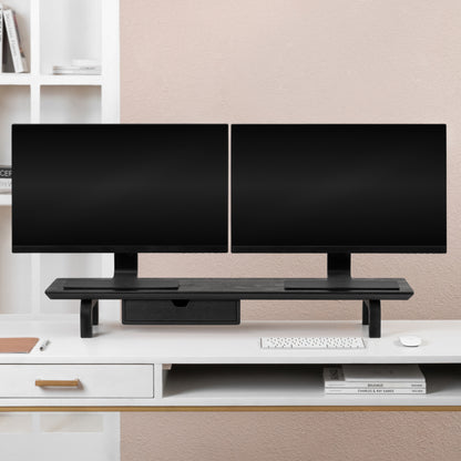 Ernst Monitor Stand With Drawer