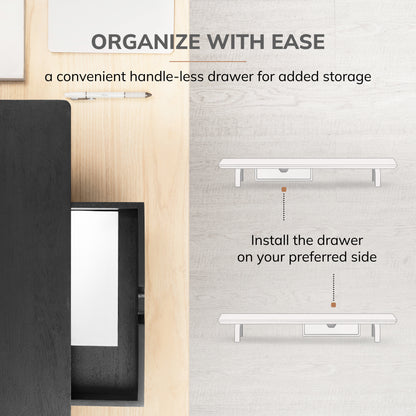 Ernst Monitor Stand With Drawer