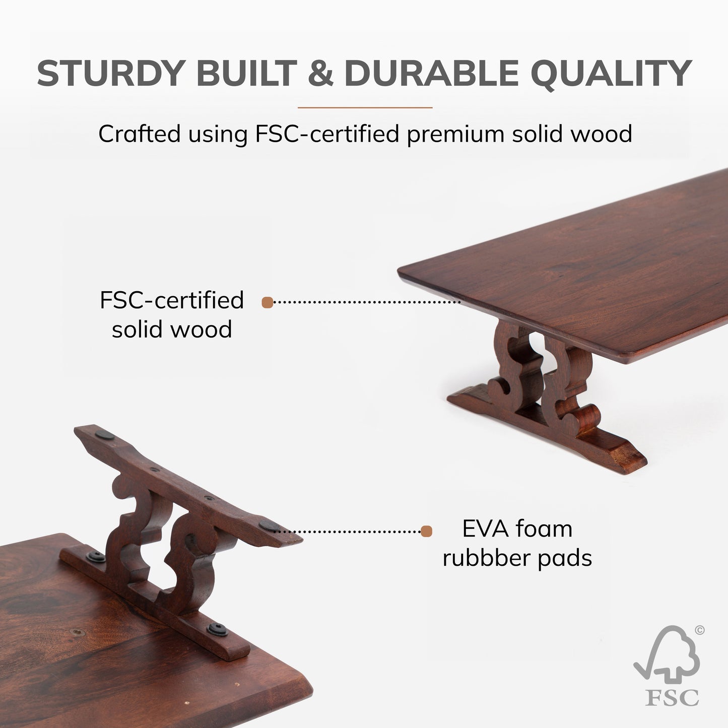 Hartnett Monitor Stand With Drawer