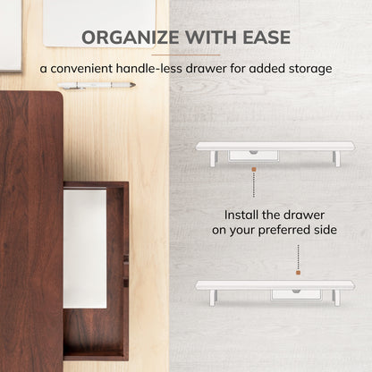 Agar Monitor Stand With Drawer