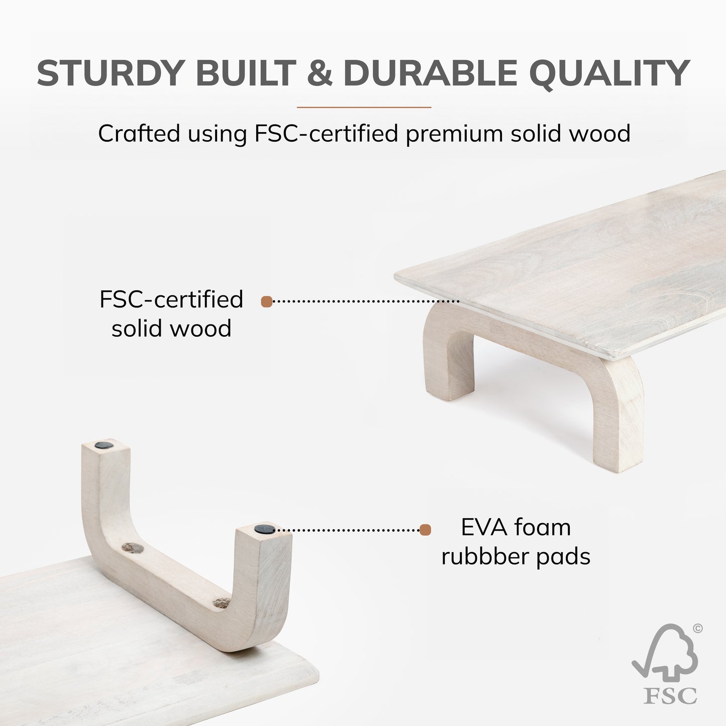 Tanguy Monitor Stand With Drawer