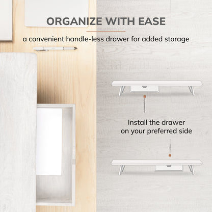 Giacometti Monitor Stand With Drawer
