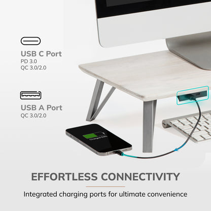Giacometti Monitor Stand With Drawer