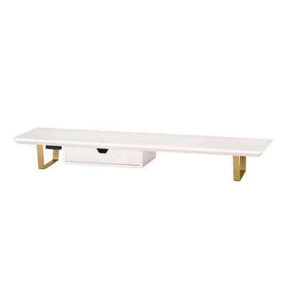 Oudry Monitor Stand With Drawer