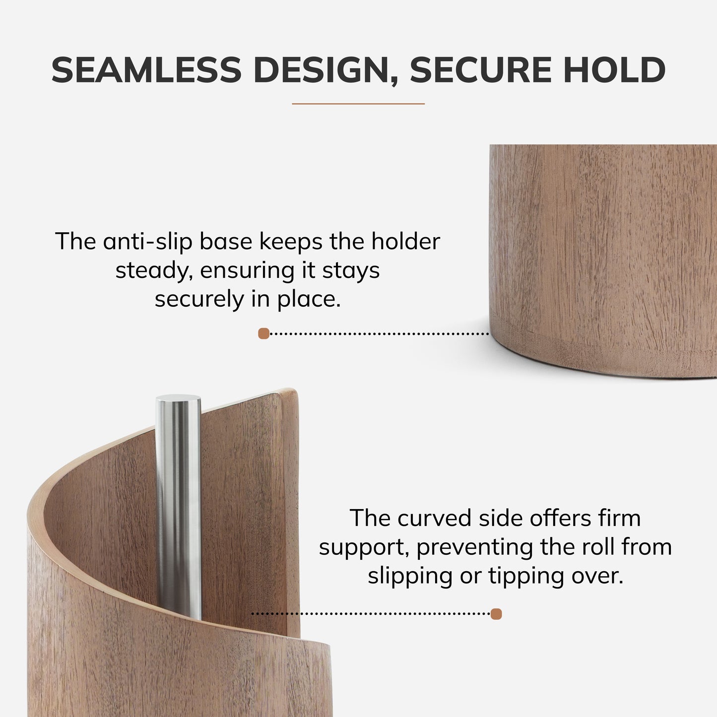 Gisele Paper Towel Holder - Biscotti