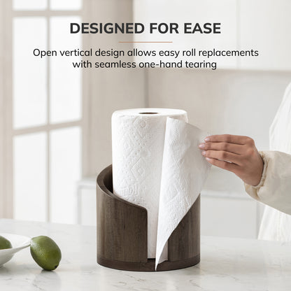 Gisele Paper Towel Holder - Chocolate
