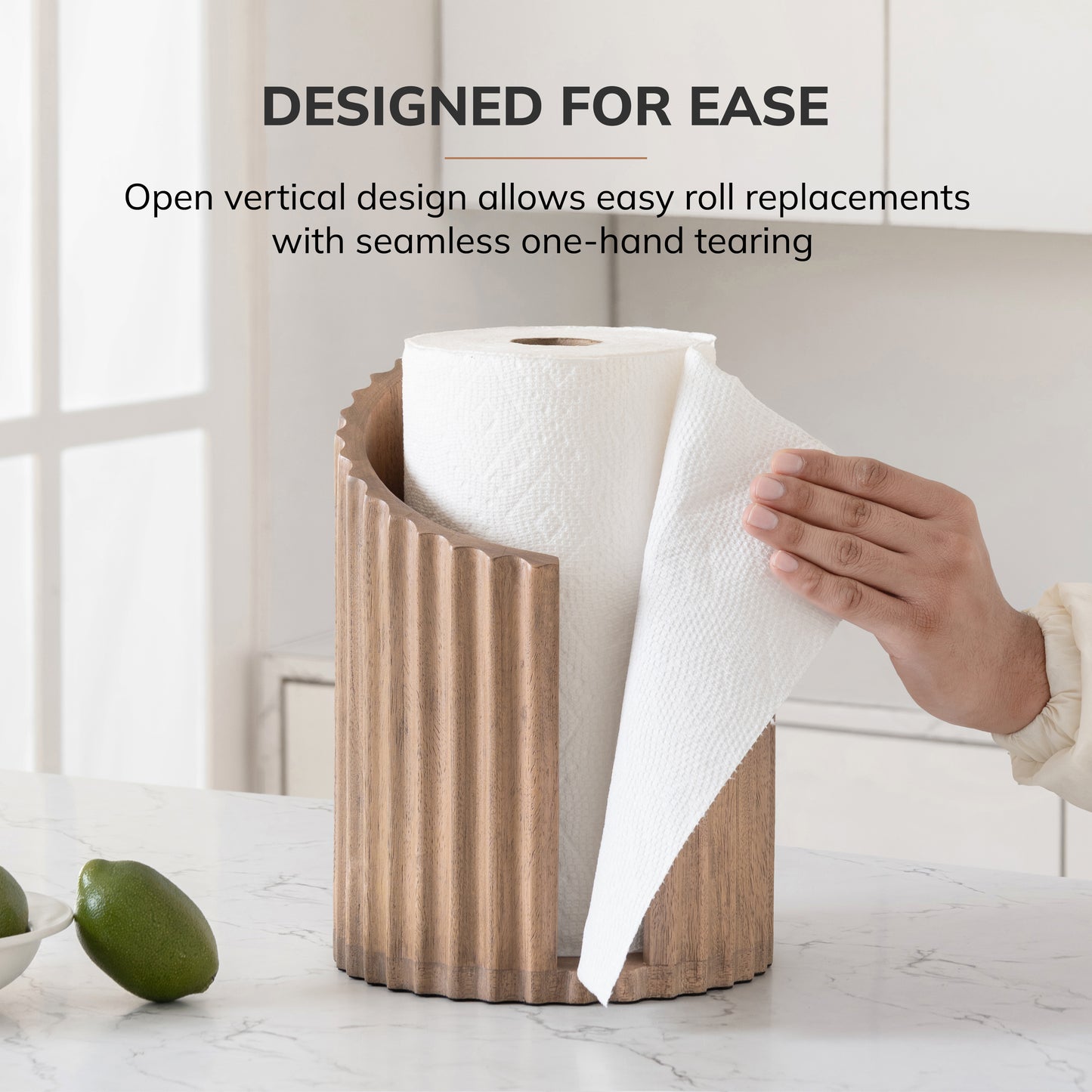 Colette Paper Towel Holder - Biscotti