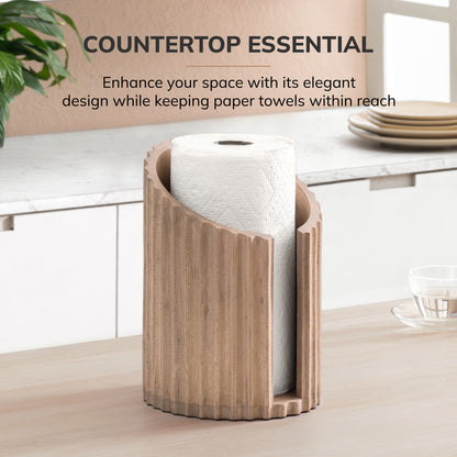 Colette Paper Towel Holder - Biscotti