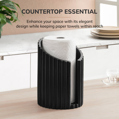 Colette Paper Towel Holder - Black