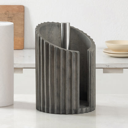 Mango Wood Sabine Paper Towel Holder