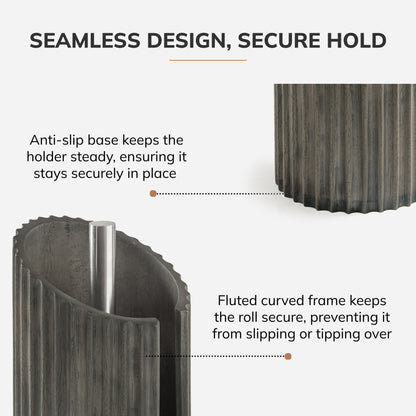 Colette Paper Towel Holder - Gray