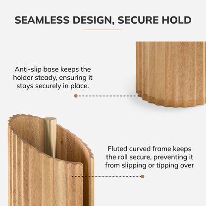 Colette Paper Towel Holder - Natural