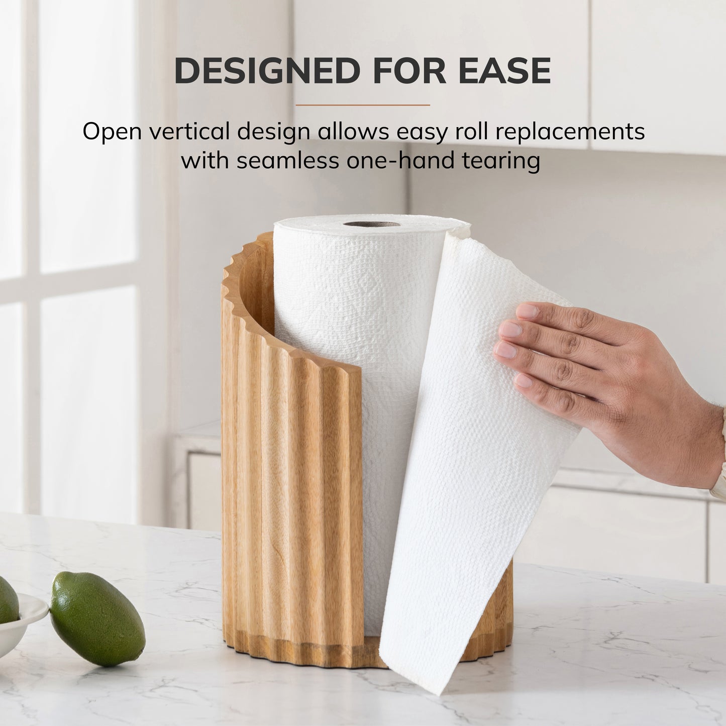 Colette Paper Towel Holder - Natural