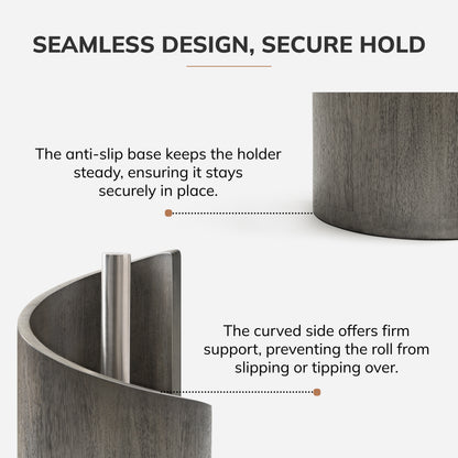 Mango Wood Gisele Paper Towel Holder