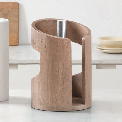 Mango Wood Amélie Paper Towel Holder