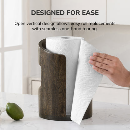 Mango Wood Amélie Paper Towel Holder