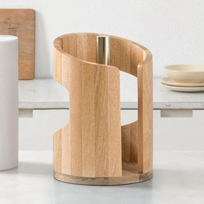 Mango Wood Amélie Paper Towel Holder