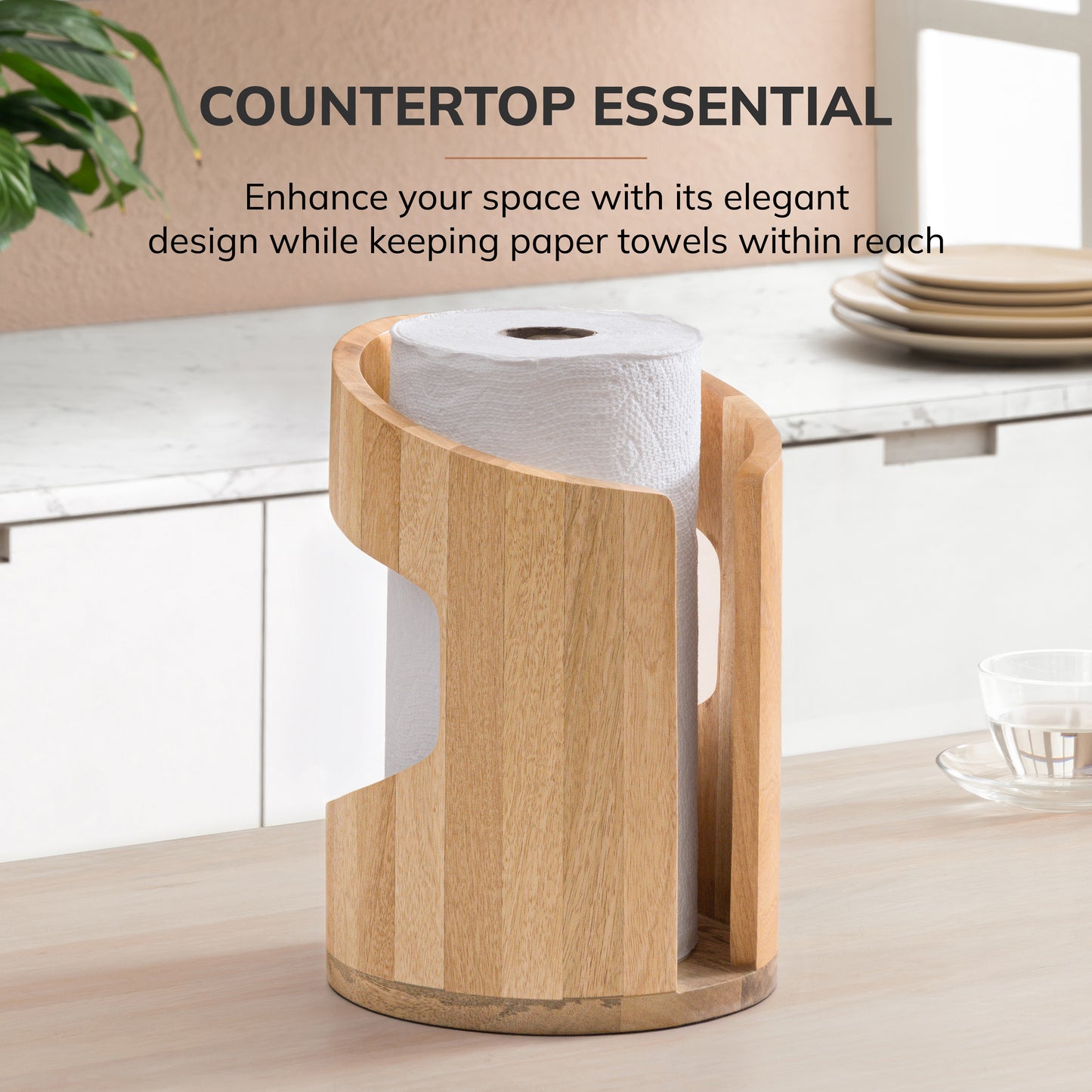 Amélie Paper Towel Holder - Natural