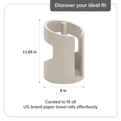 Mango Wood Amélie Paper Towel Holder
