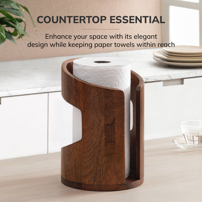 Amélie Paper Towel Holder - Walnut