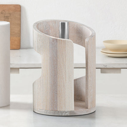 Mango Wood Amélie Paper Towel Holder