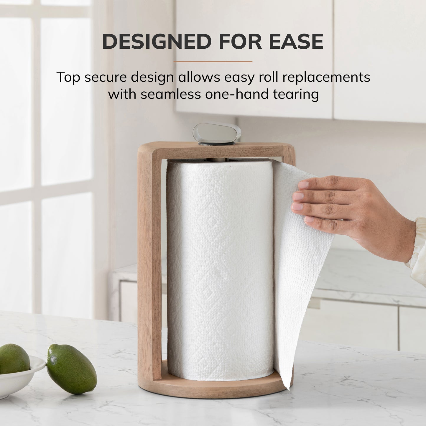Sabine Paper Towel Holder - Biscotti