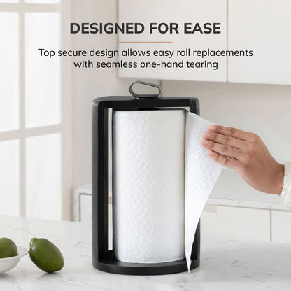 Sabine Paper Towel Holder - Black