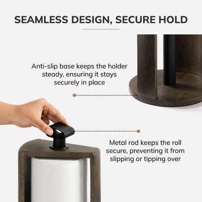 Sabine Paper Towel Holder - Chocolate