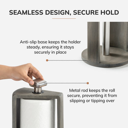 Sabine Paper Towel Holder - Gray