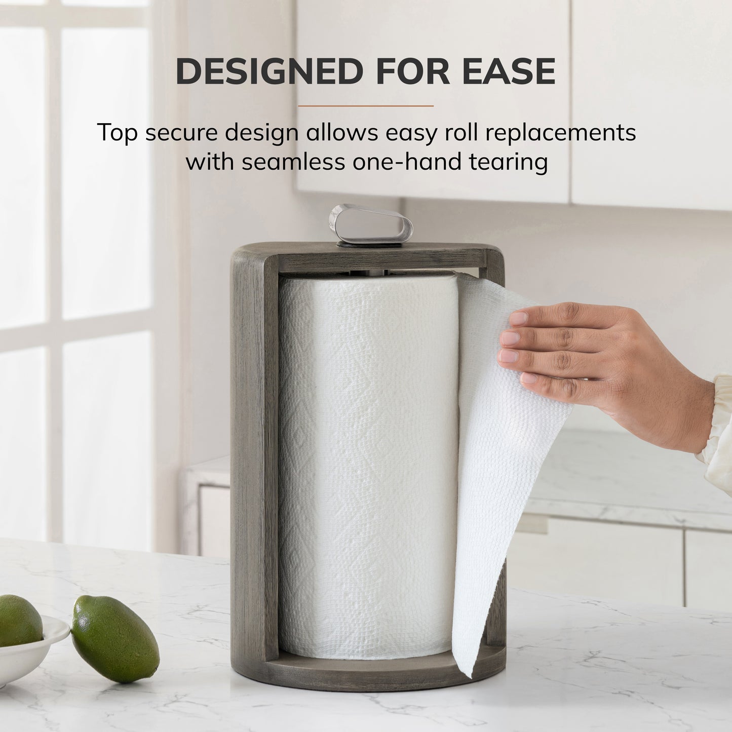 Sabine Paper Towel Holder - Gray