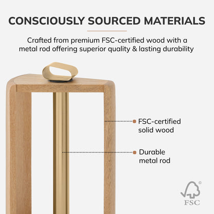 Sabine Paper Towel Holder - Natural
