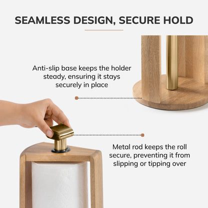 Sabine Paper Towel Holder - Natural