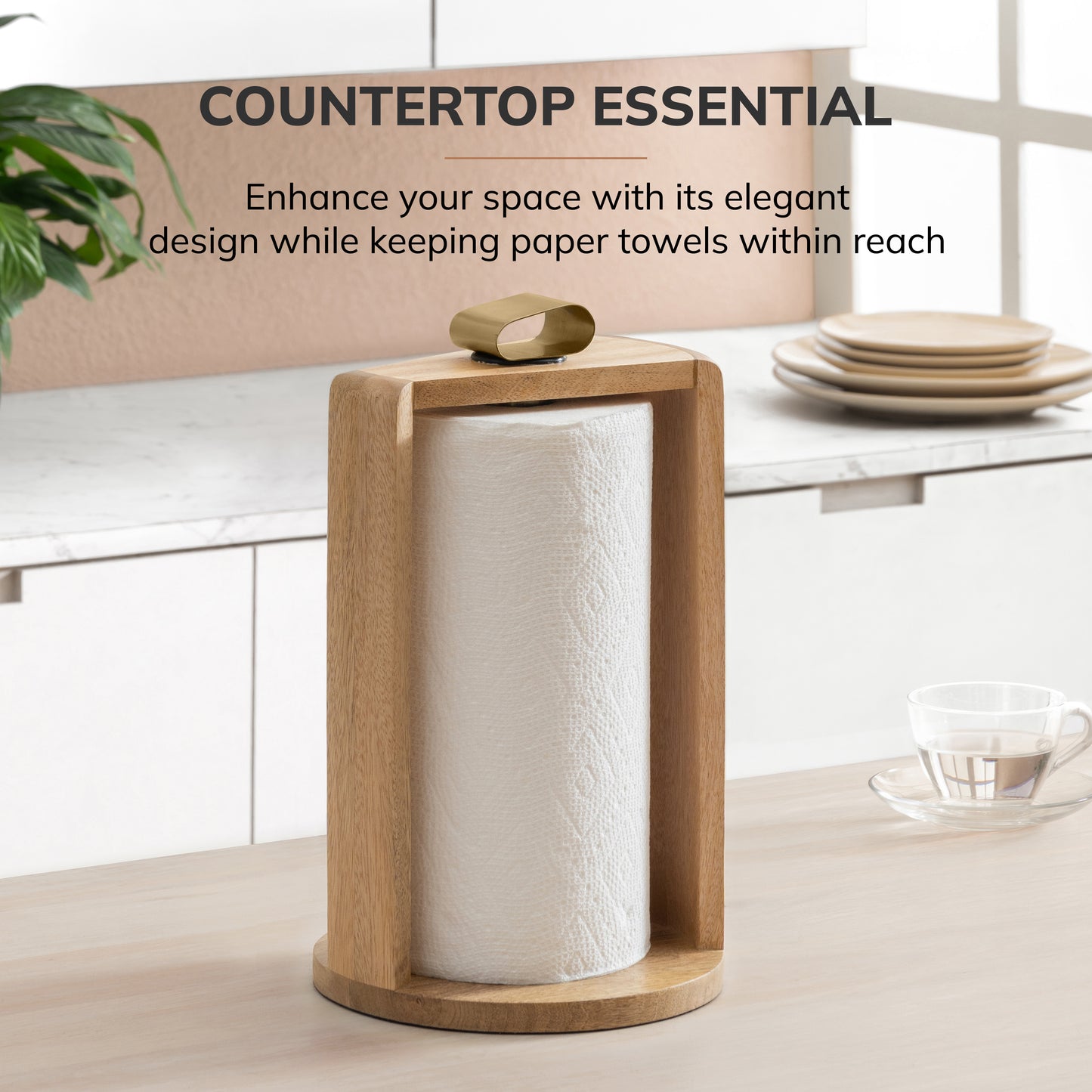 Sabine Paper Towel Holder - Natural