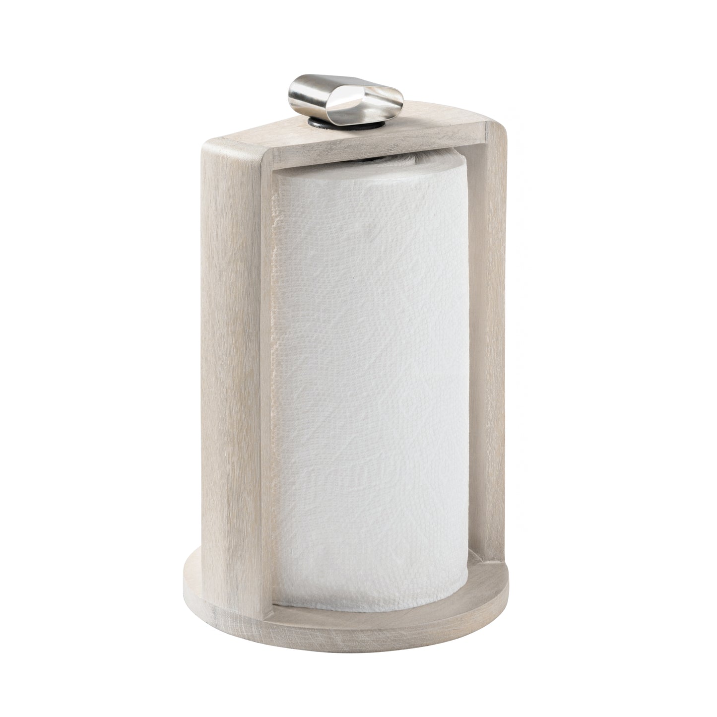Colette Paper Towel Holder - White Wash