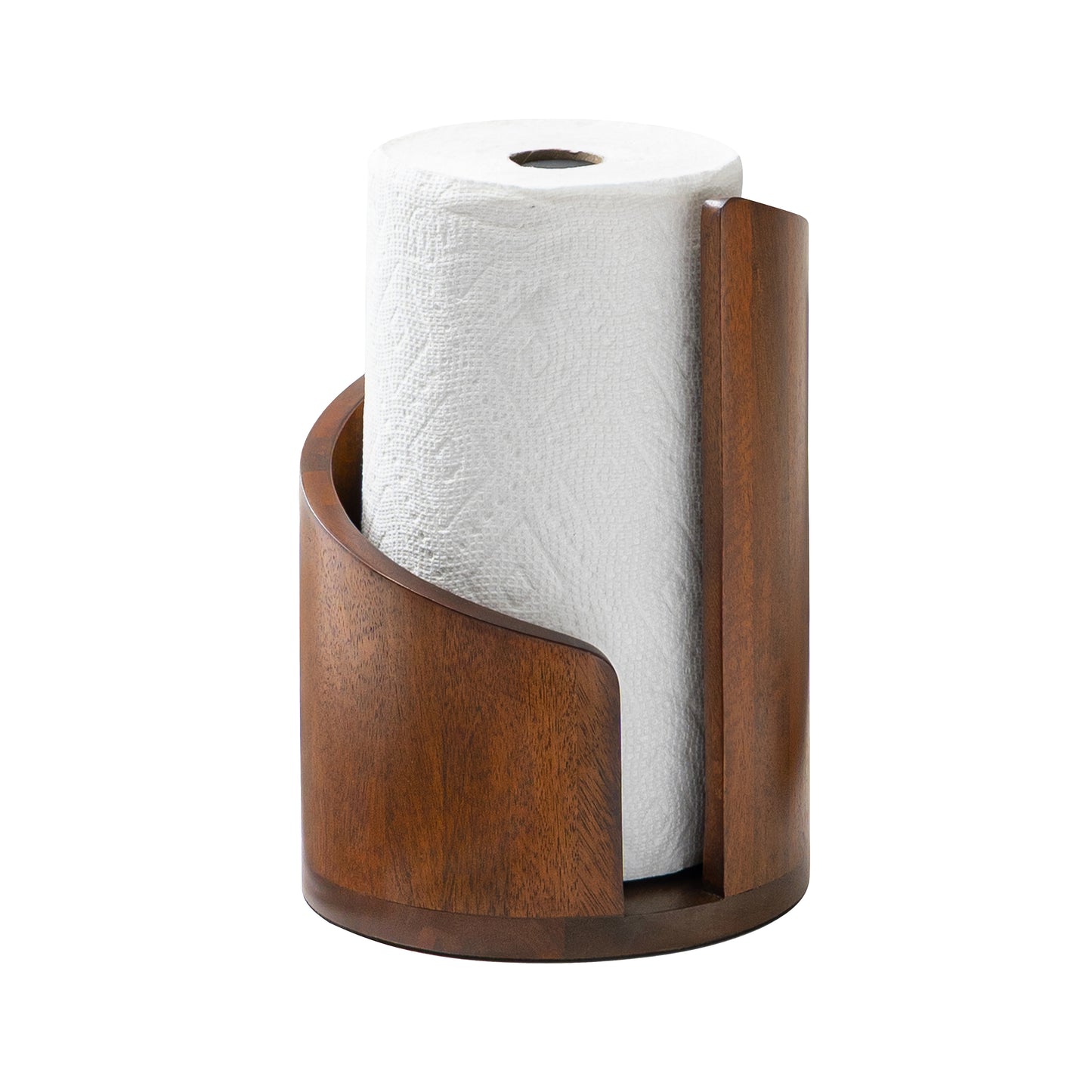 Mango Wood Gisele Paper Towel Holder - Walnut