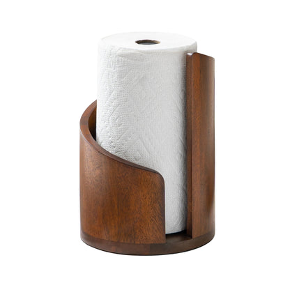 Mango Wood Gisele Paper Towel Holder - Walnut