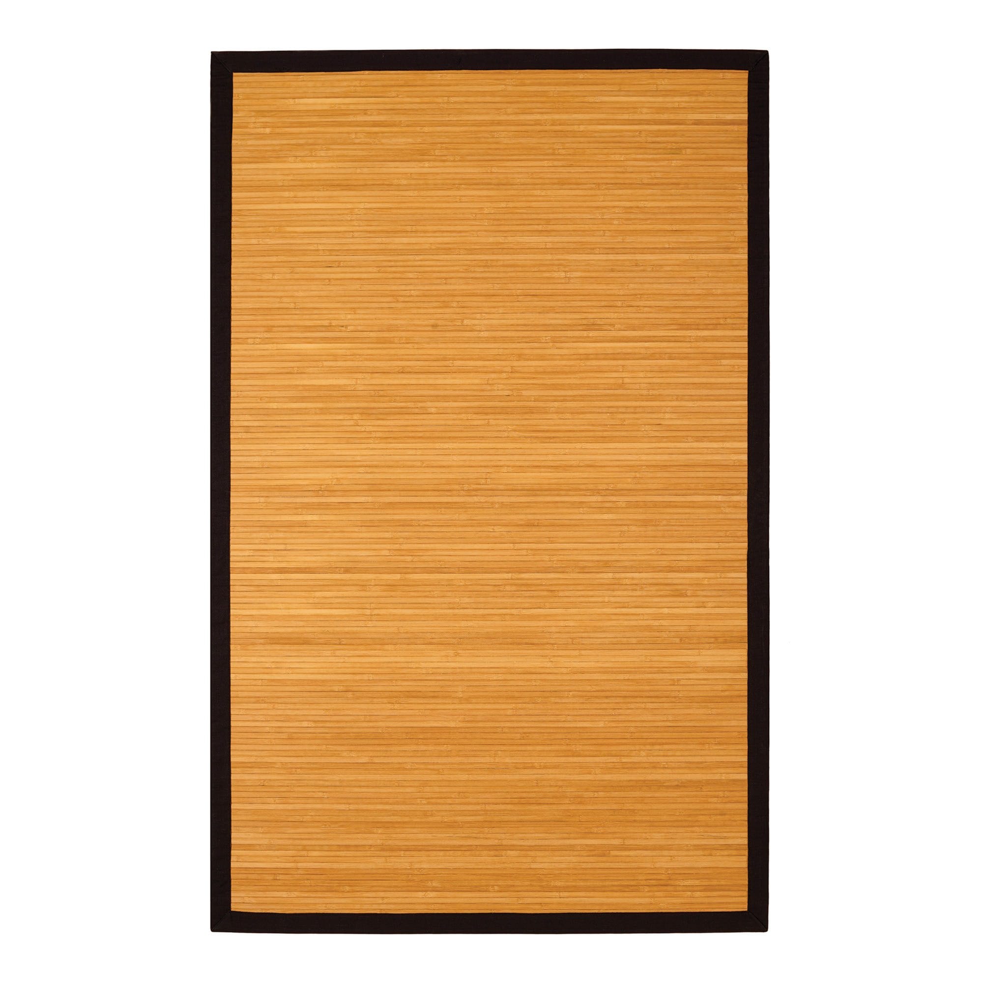 Contemporary Natural Brown Bamboo Area Rug – Anji Mountain