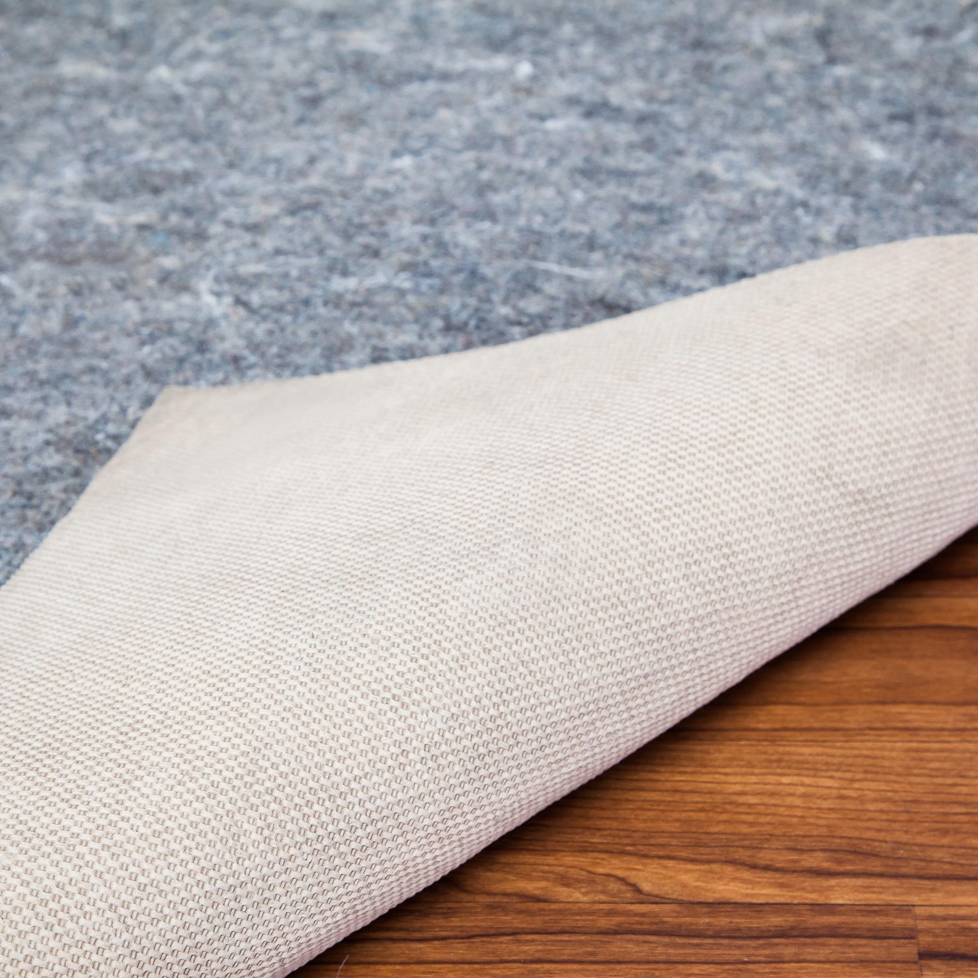 Natural Rubber Non Slip Rug Pad - Ivory (4' x 6') - Rug Pad - Recycled Polyester - - Rug Pad