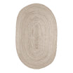 Kerala Ivory Round Oval Jute Area Rug – Anji Mountain