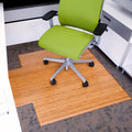 Load image into Gallery viewer, Plush Bamboo Chair Mat (With Lip)