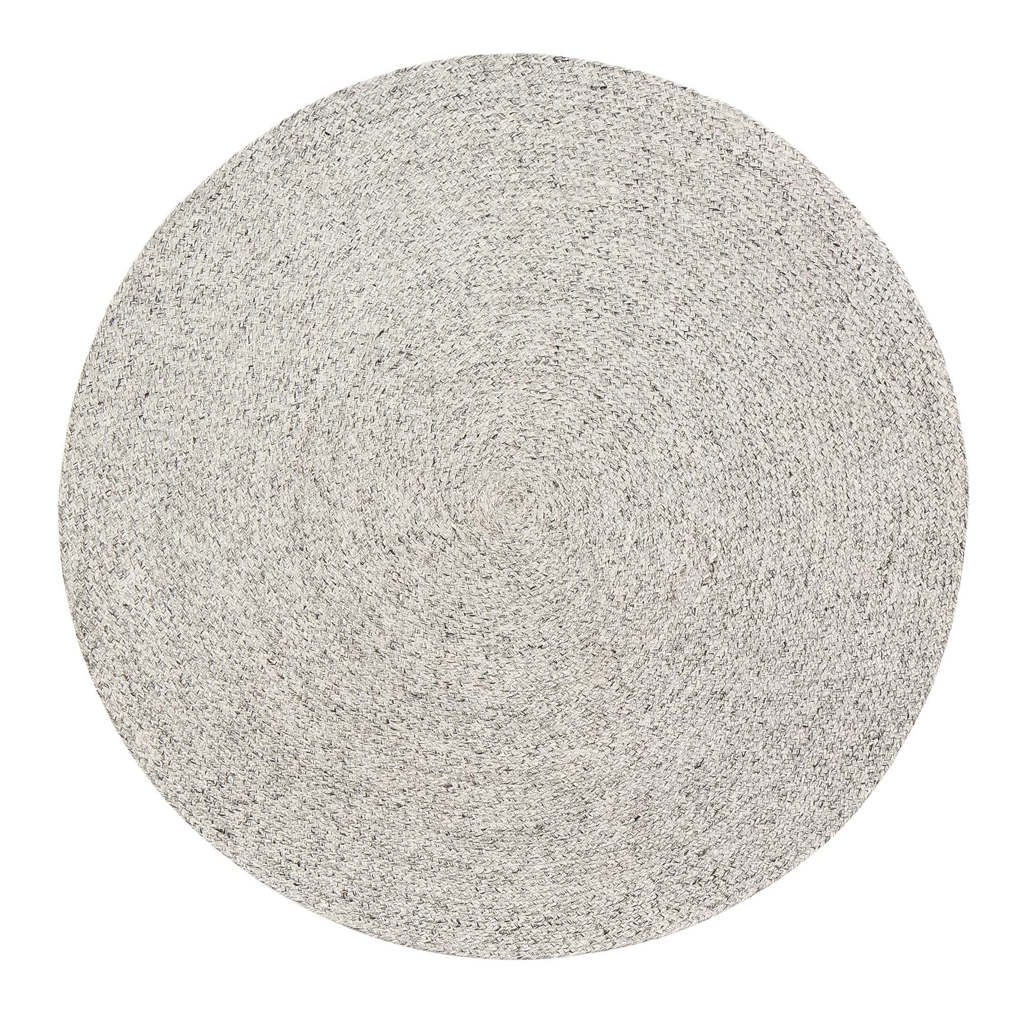 Cosmos Gray Ivory Recycled Polyester Cotton Area Rug