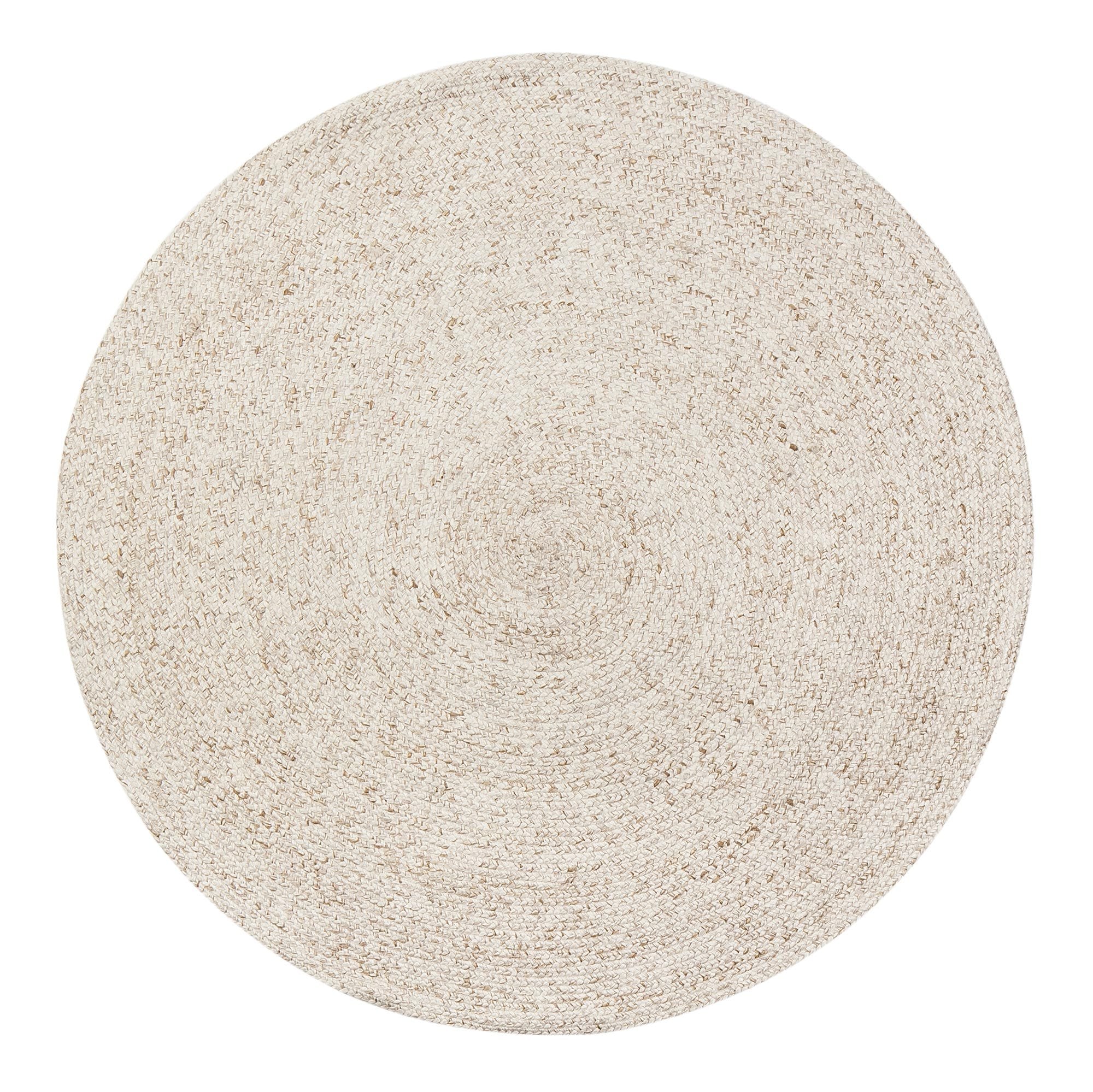 Hummingbird Tan Ivory Recycled Polyester Cotton Area Rug