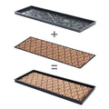 Load image into Gallery viewer, Metal Boot Tray - Rectangle Ripple (018)