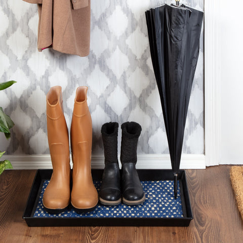 Metal Boot Tray - K.C. Whistle (010)