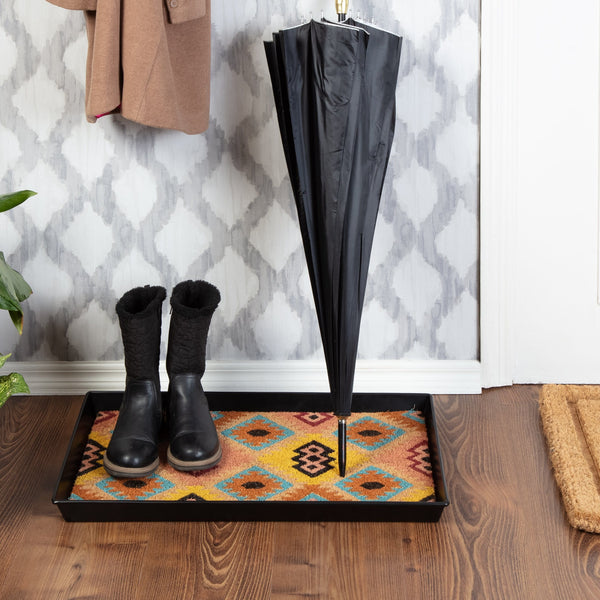 Metal Boot Tray - Fun In Sun (012)