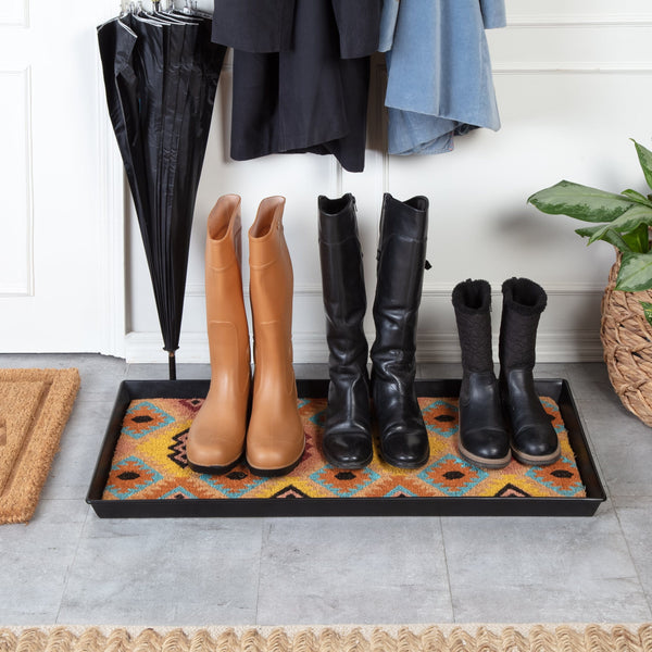Metal Boot Tray - Fun In Sun (012)