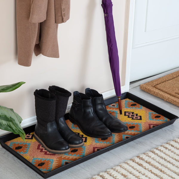 Metal Boot Tray - Fun In Sun (012)